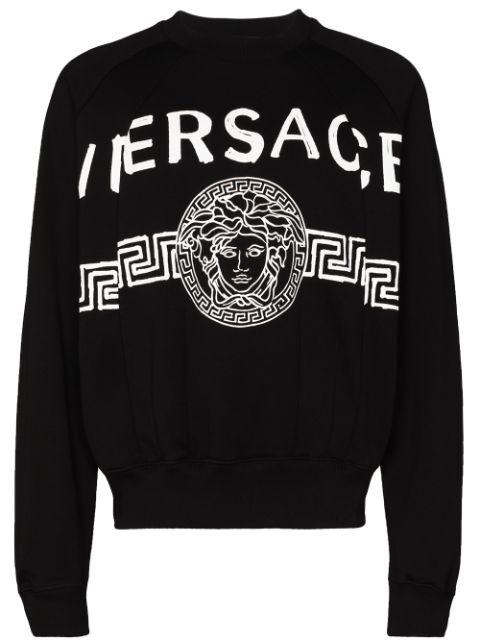 Versace Medusa logo-print Sweatshirt - Farfetch