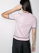 Fendi logo-jacquard top
