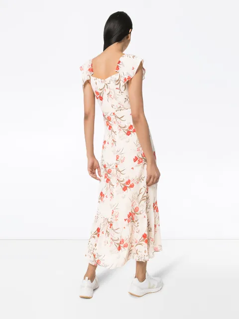 reformation floral butterfly dress