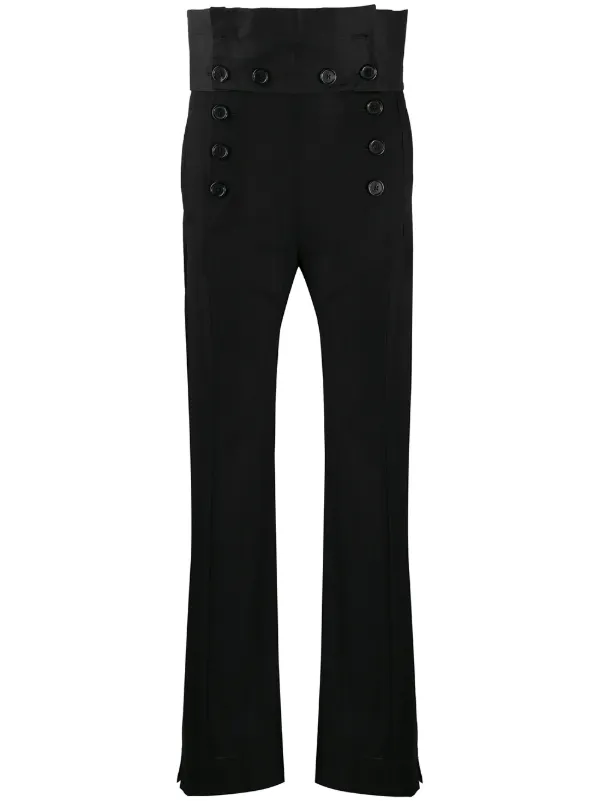 ann demeulemeester　ハイウエストスラックス スラックス パンツ メンズ 新年の贈り物