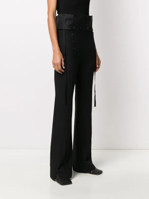 ann demeulemeester　ハイウエストスラックス スラックス パンツ メンズ 新年の贈り物