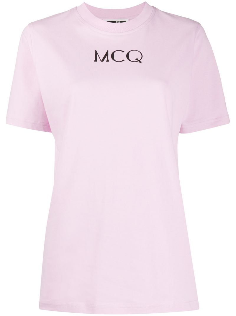 Mcq By Alexander Mcqueen Logo-print T-shirt In Pink