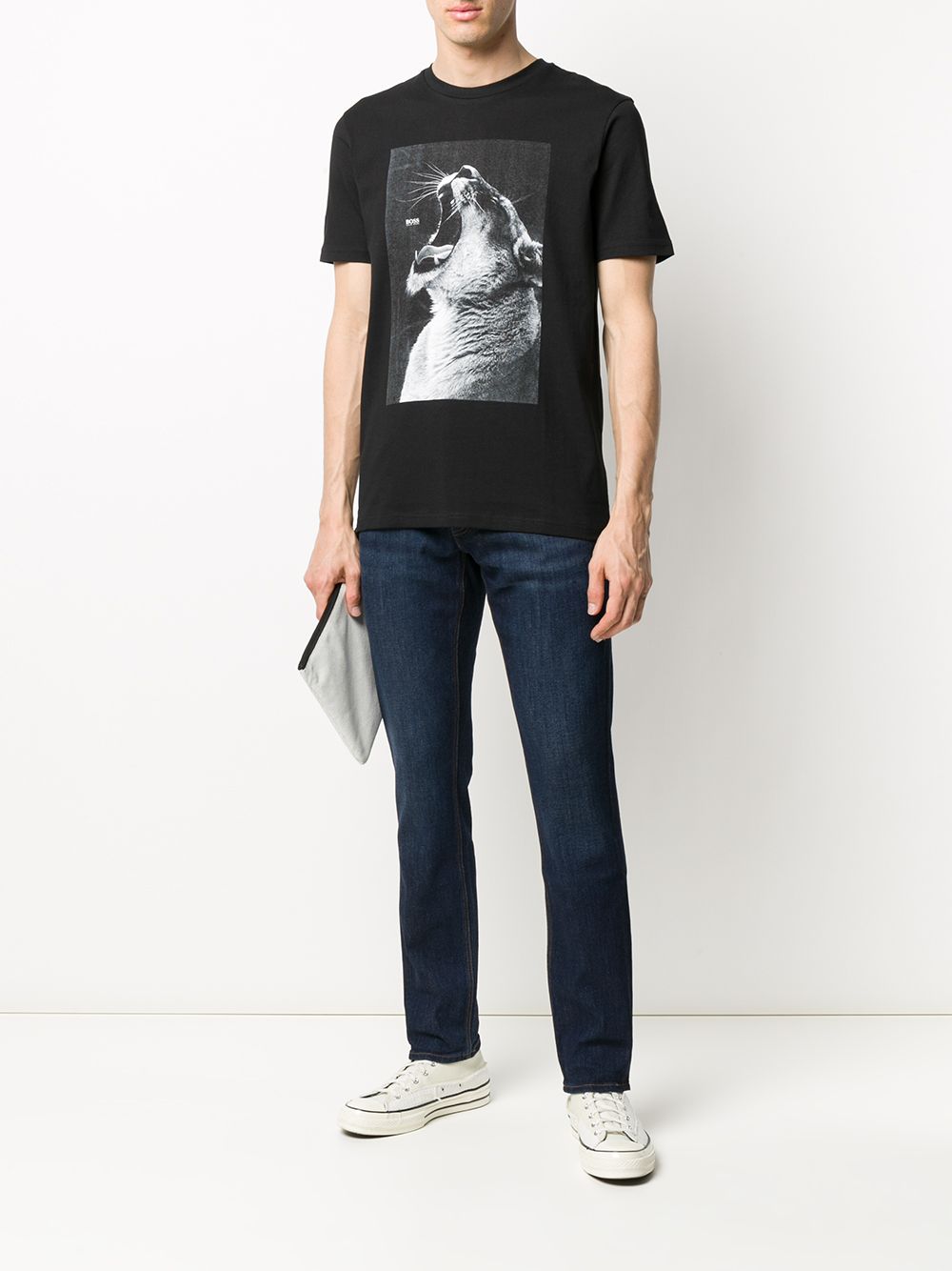 фото Boss hugo boss lion print t-shirt