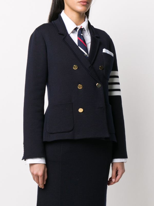 Thom Browne 4-Bar double-face Wool double-breasted Jacket - Farfetch