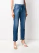 Pt05 stonewashed cropped jeans