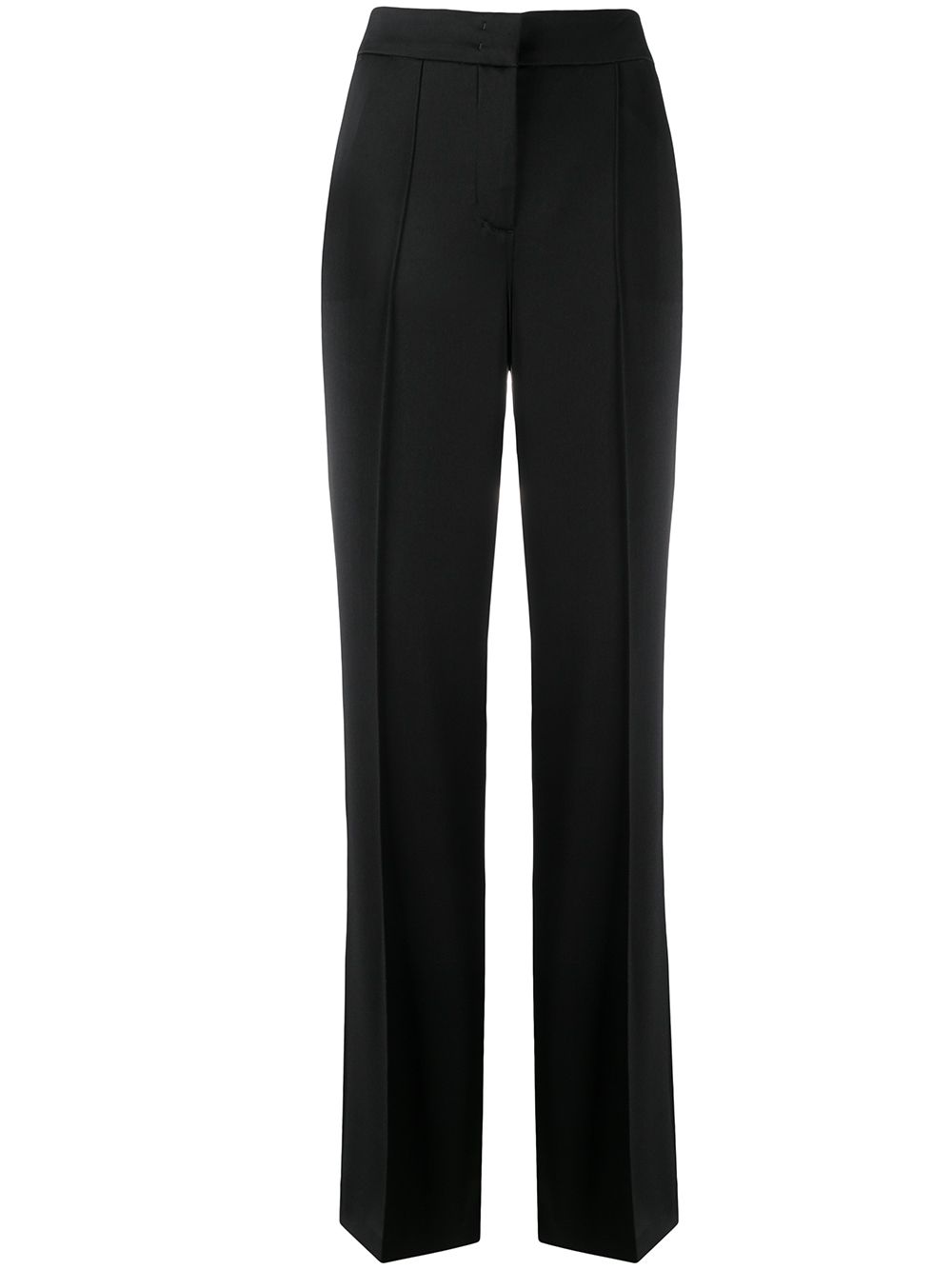 black and white trouser suit