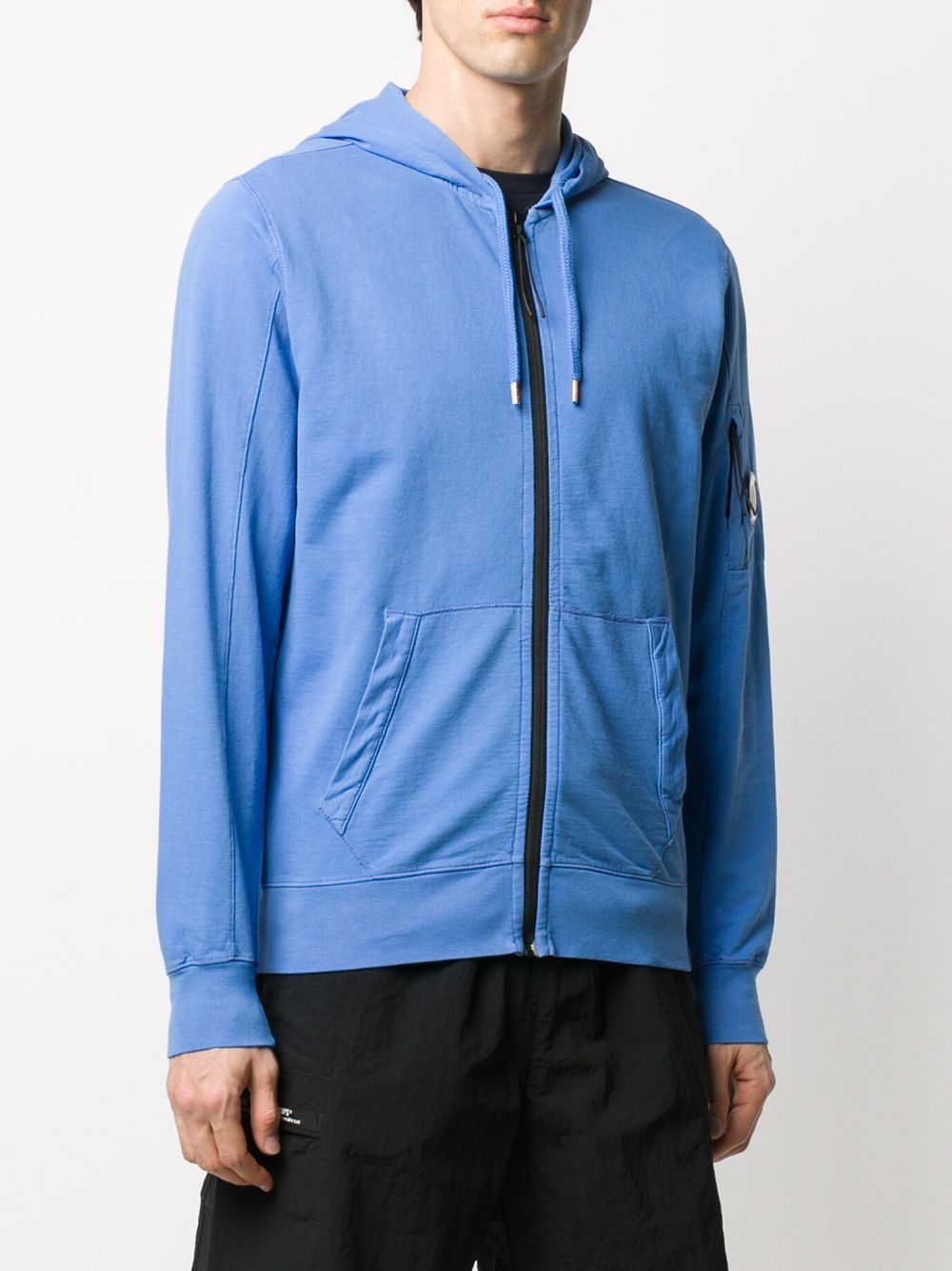 фото C.p. company zipped long sleeve hoodie