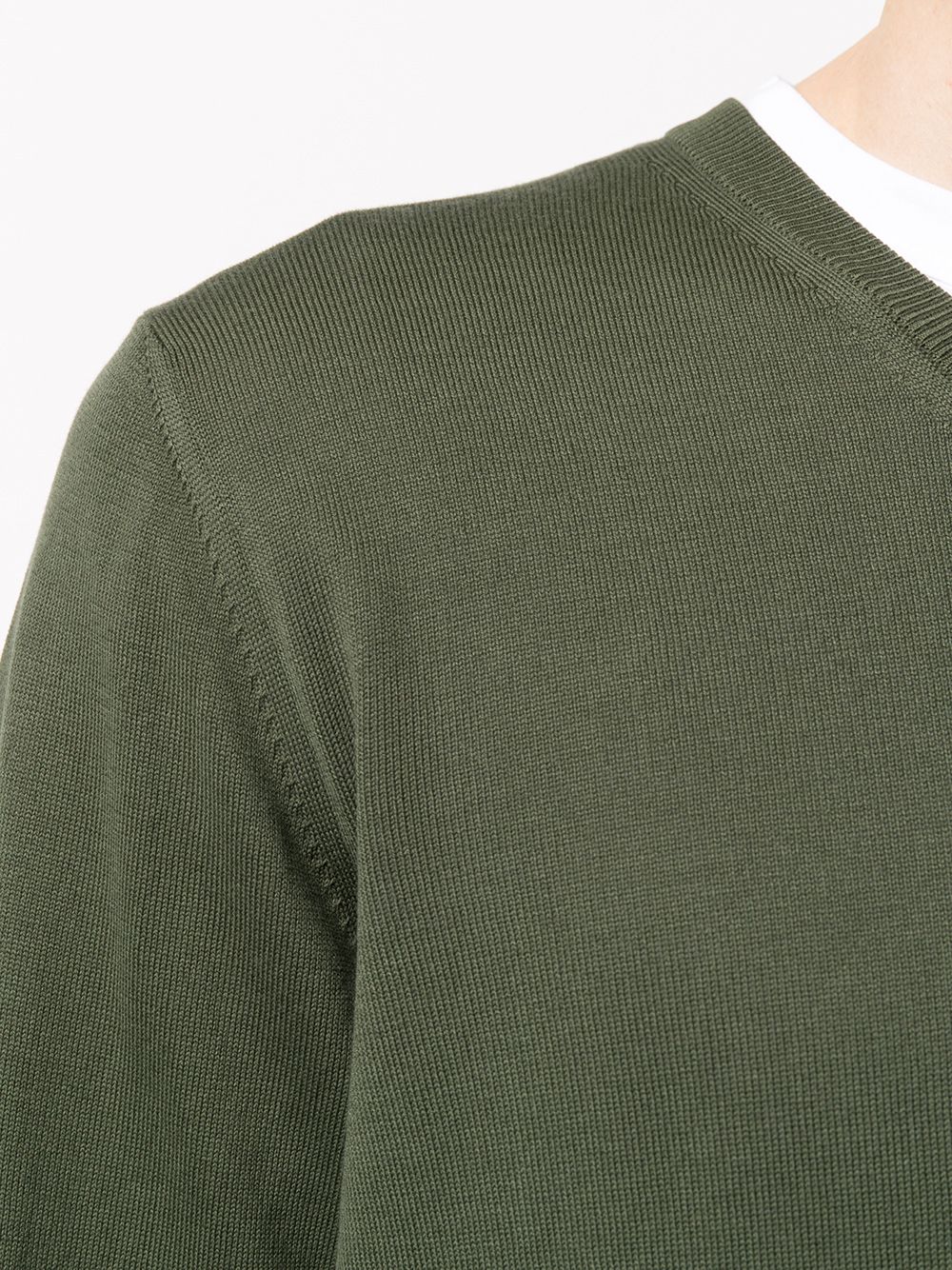 фото Canali толстовка с v-образным вырезом