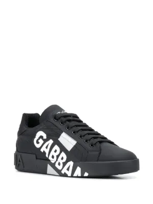 Dolce & gabbana side logo tape portofino sneakers Clearance