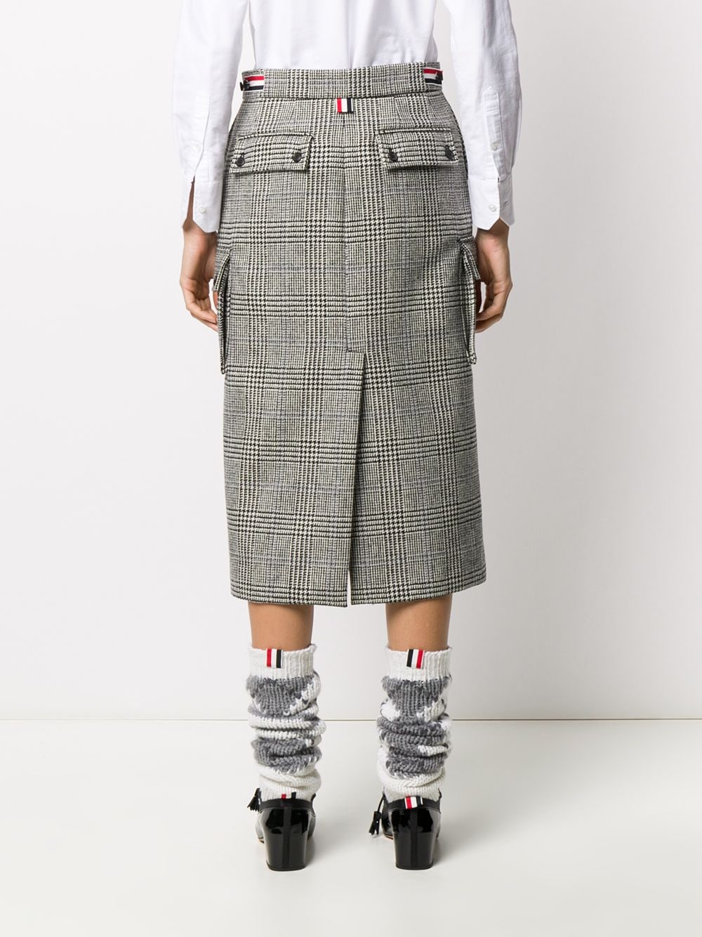 фото Thom browne юбка миди в клетку prince of wales