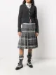 Image 2 of Thom Browne 4-bar aran cable cardigan