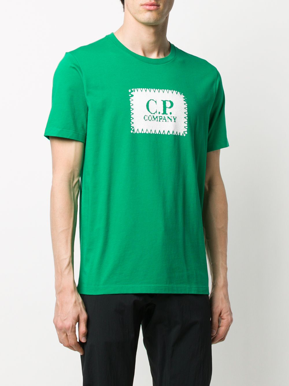 фото C.p. company logo stamp t-shirt