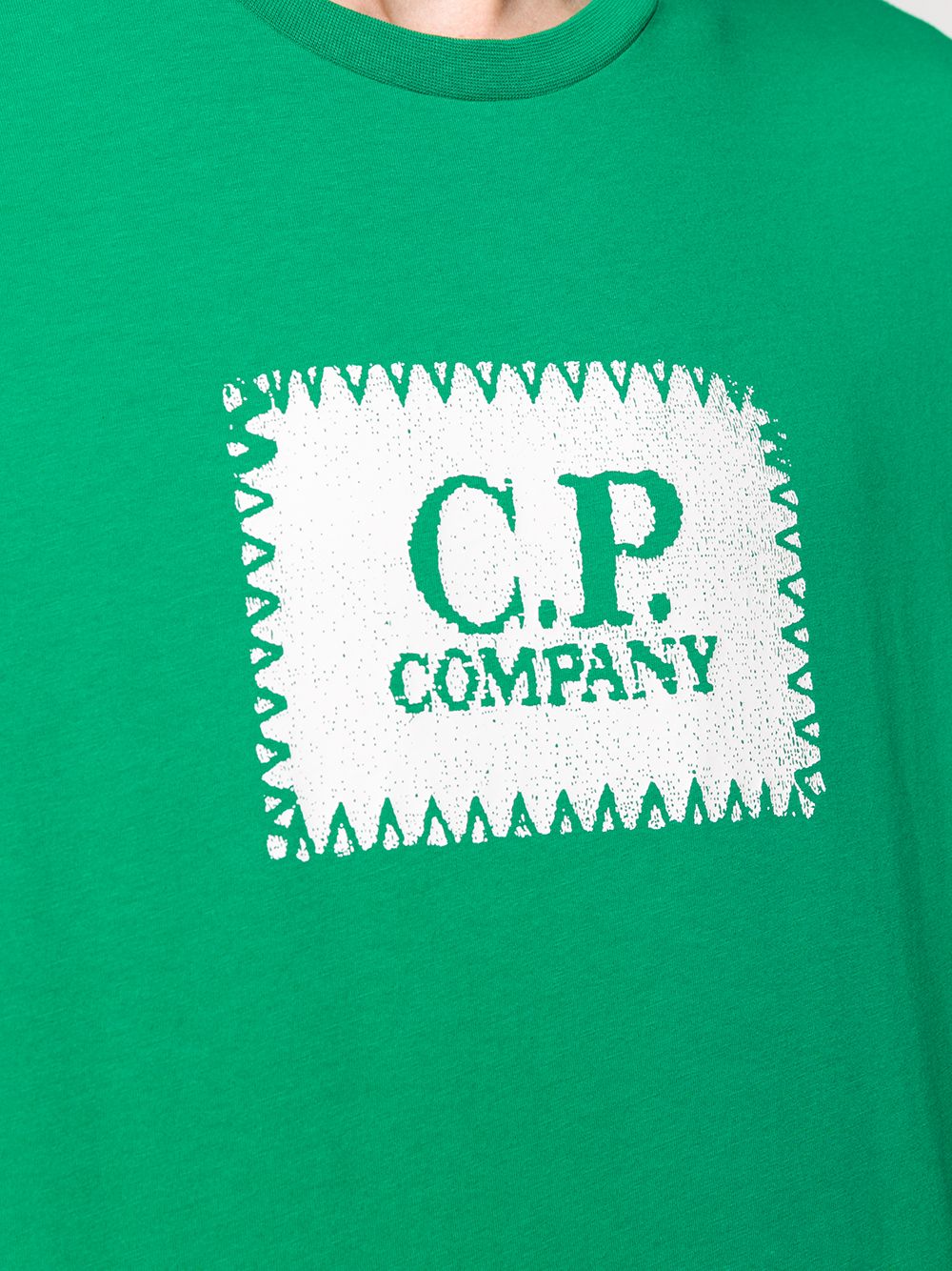 фото C.p. company logo stamp t-shirt