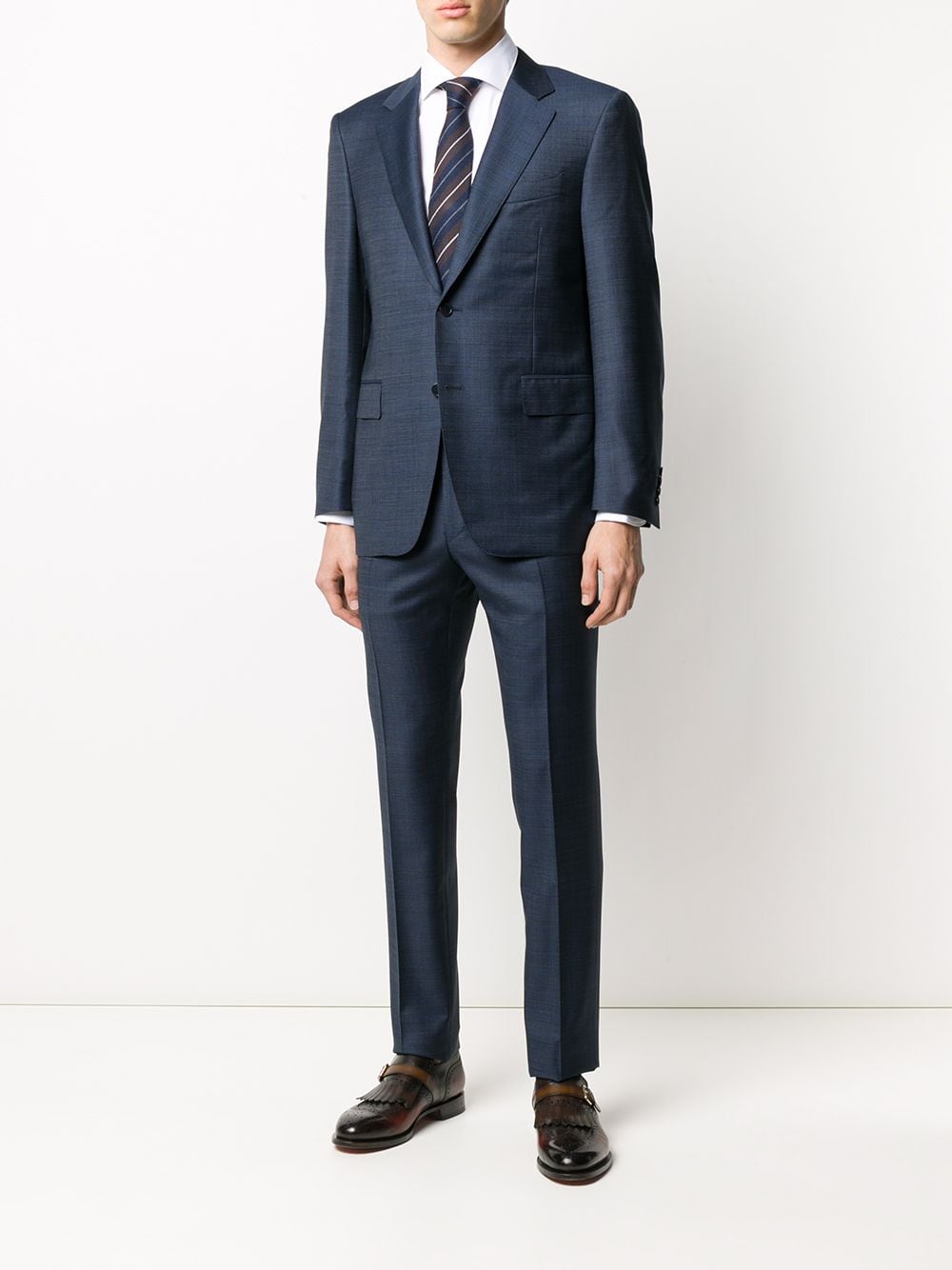 Canali two-piece Wool Suit - Farfetch