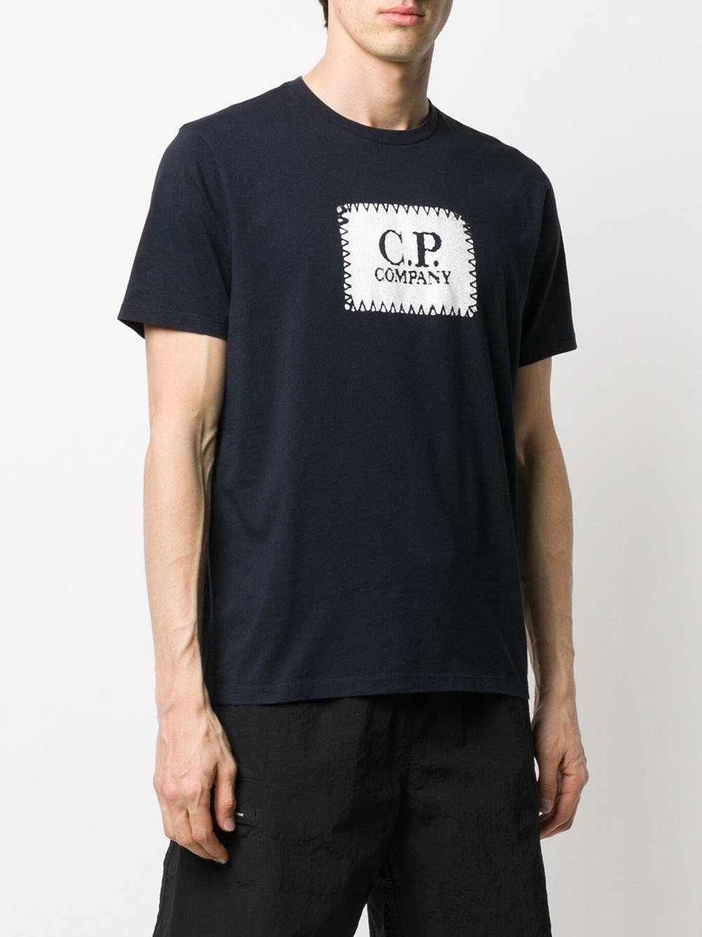 фото C.p. company logo stamp t-shirt