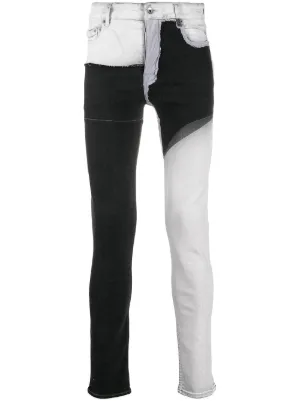 two tone skinny jeans mens