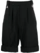 Image 1 of Raf Simons pleat detail tailored shorts