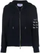 Image 1 of Thom Browne 4-Bar stripe zip-up hoodie