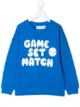 الصورة 1 من Mini Rodini سويت شيرت بطبعة game set match