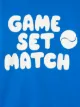 Mini Rodini سويت شيرت بطبعة game set match