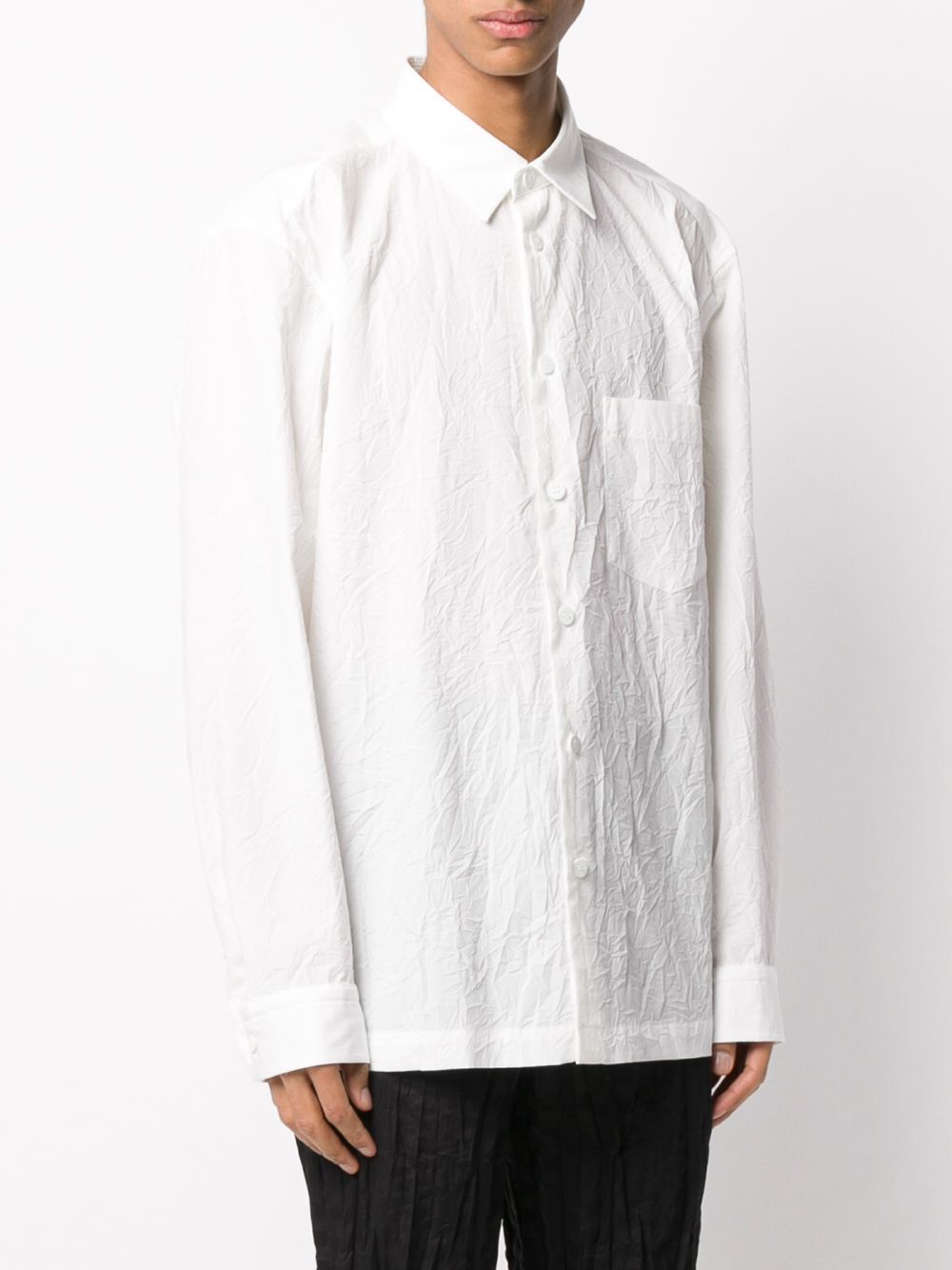 фото Issey miyake men crinkled shirt