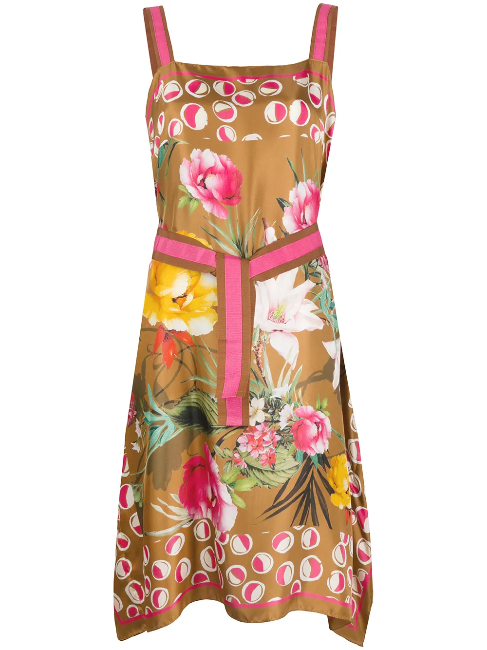 фото Altea floral-print silk dress