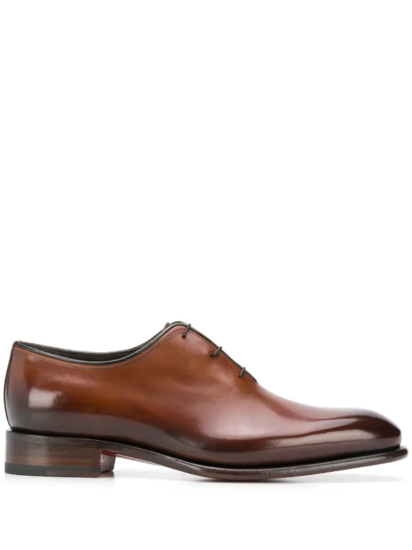 santoni lace up shoes