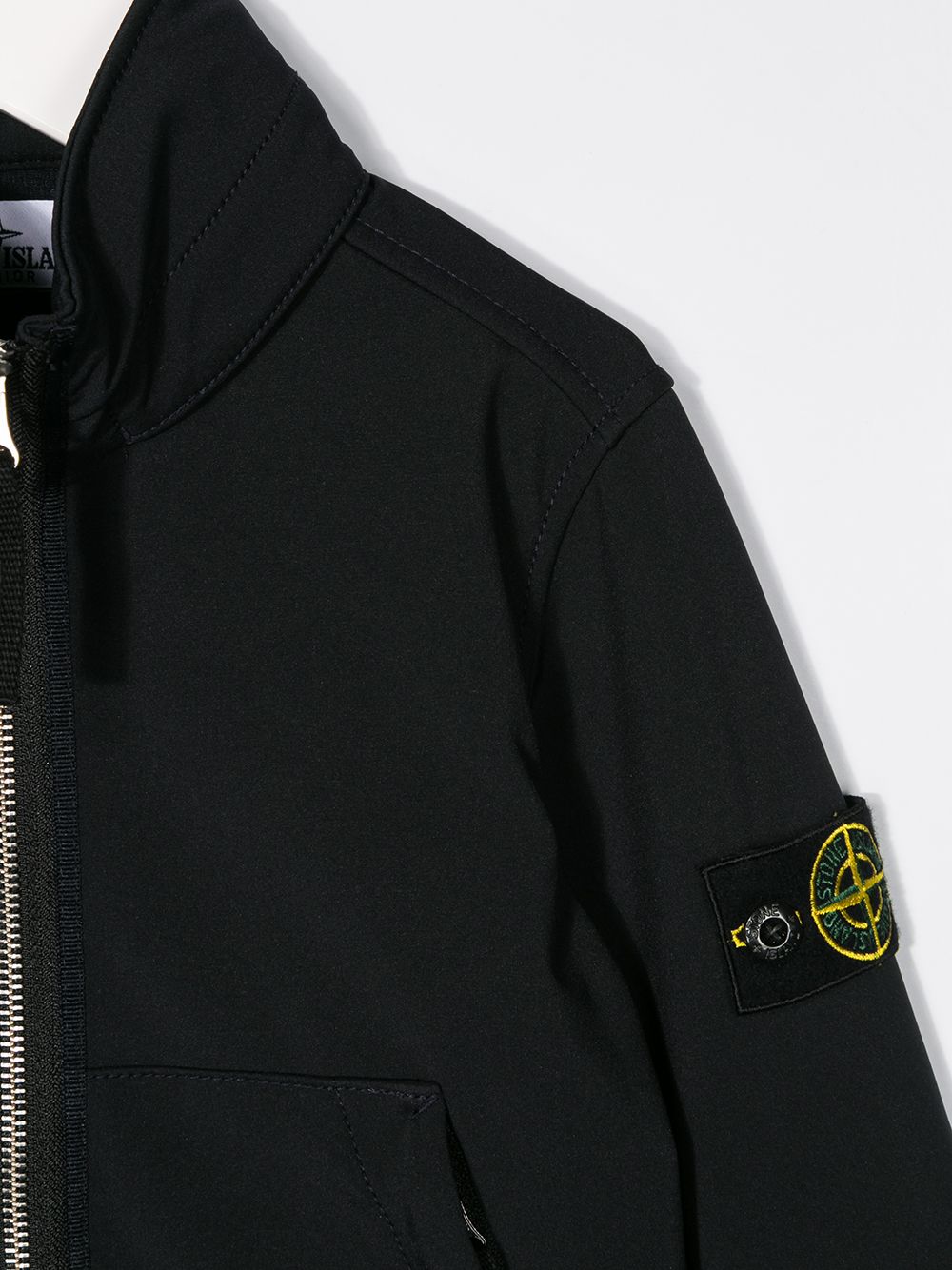 фото Stone island junior куртка-бомбер на молнии