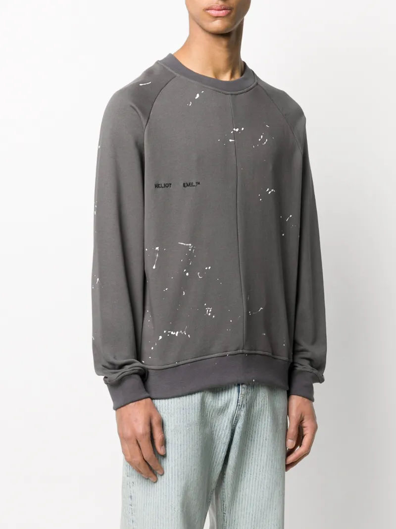 HELIOT EMIL EMBROIDERED LOGO SWEATSHIRT