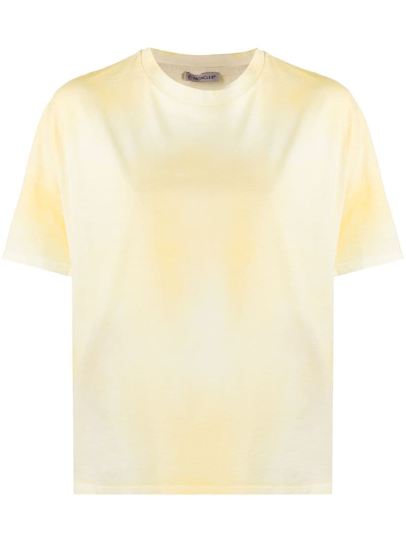 MONCLER FADED COTTON T-SHIRT