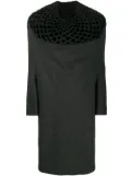 Junya Watanabe Comme des Garçons Pre-Owned 2000s honeycomb collar dress - Grey