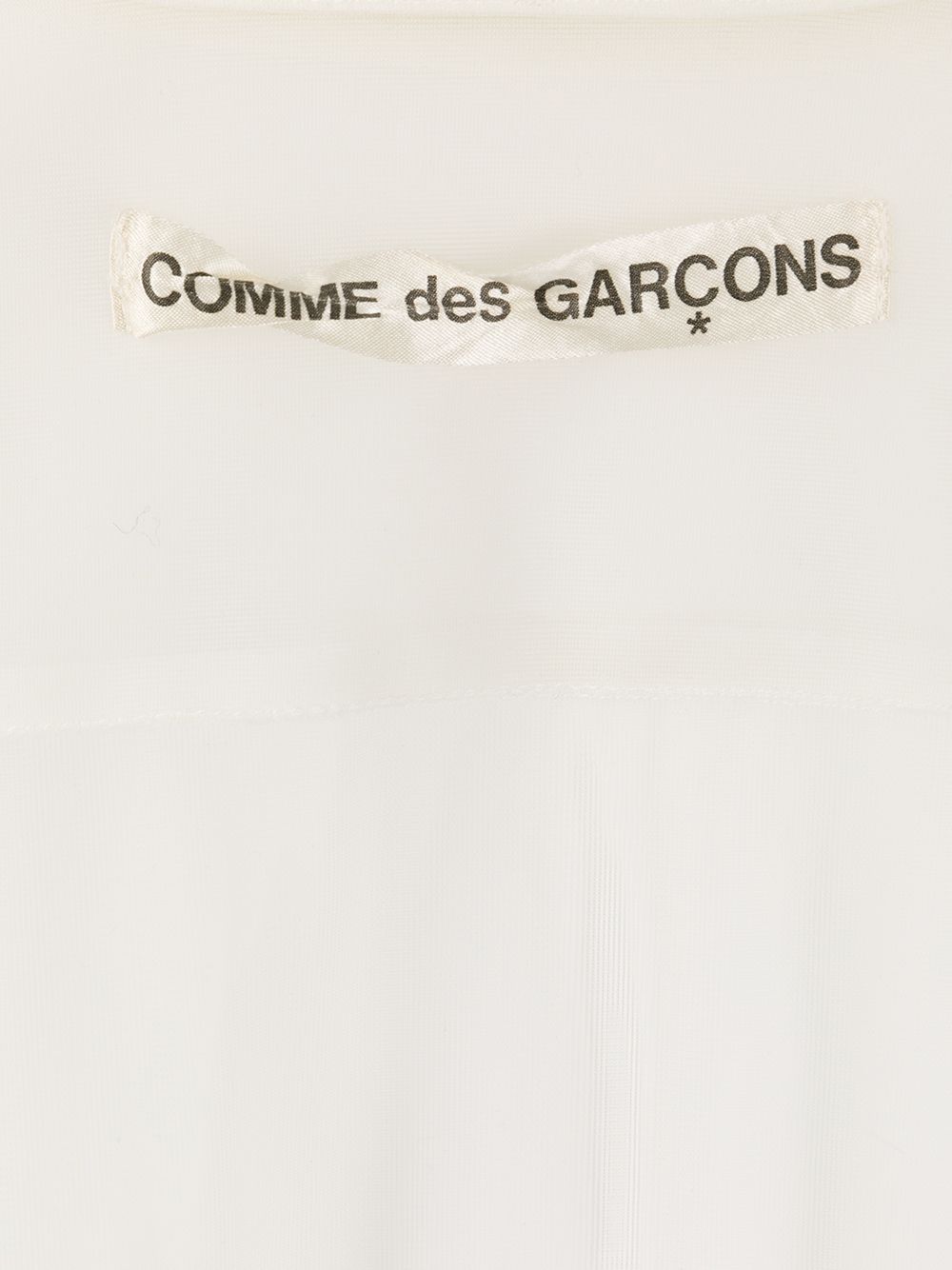 Comme Des Garcons 1995 sheer ruffled shirt Women