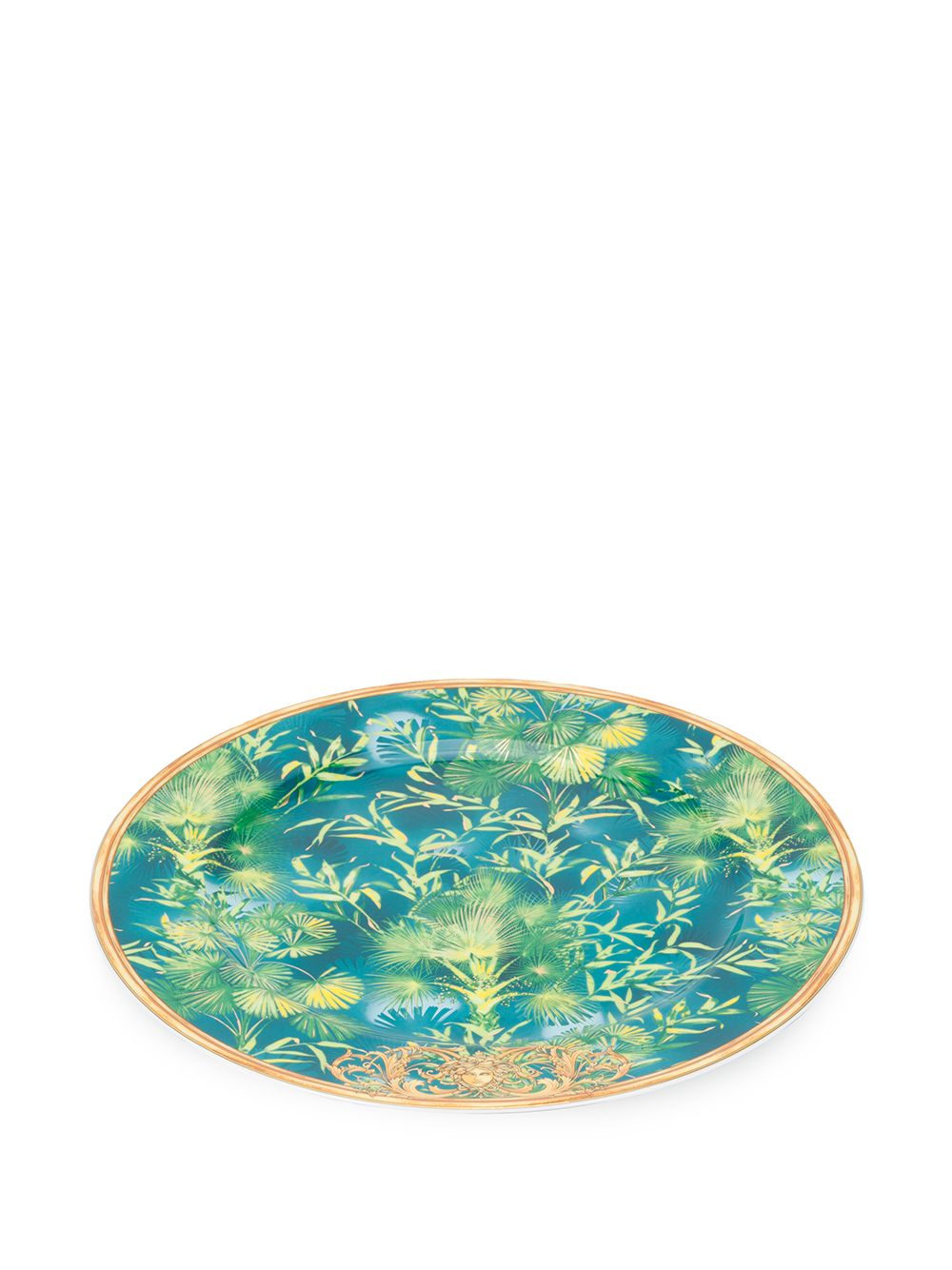 фото Versace home круглая тарелка с принтом