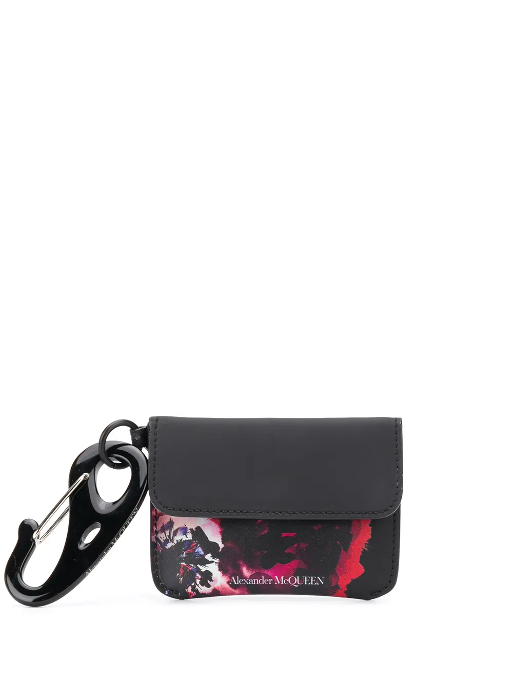 Alexander McQueen картхолдер с цветочным принтом Alexander McQueen картхолдер с цветочным принтом