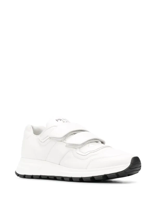 prada touch strap fastening sneakers