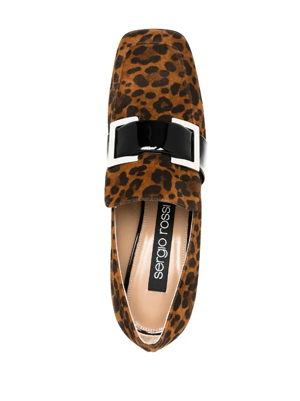 gucci loafers leopard