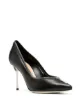 Image 2 of Sergio Rossi Steel Rider zip-embellished pumps