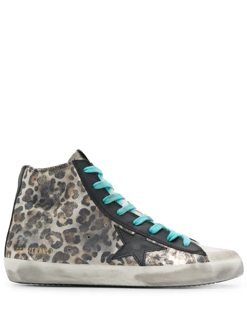 golden goose francy high top sneakers