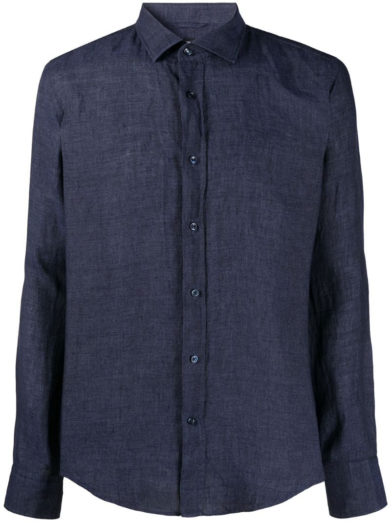 Hugo Boss Slim Fit Shirt In Blue