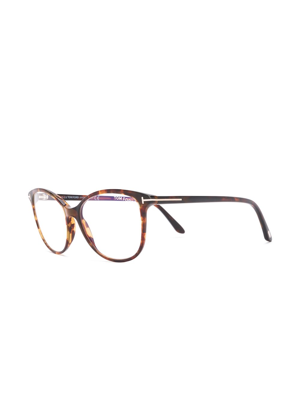 фото Tom ford eyewear очки tf5576-b в оправе черепаховой расцветки