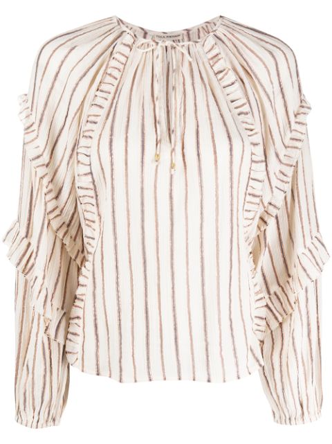 ulla johnson liana blouse