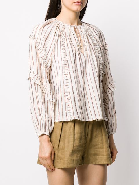 ulla johnson liana blouse