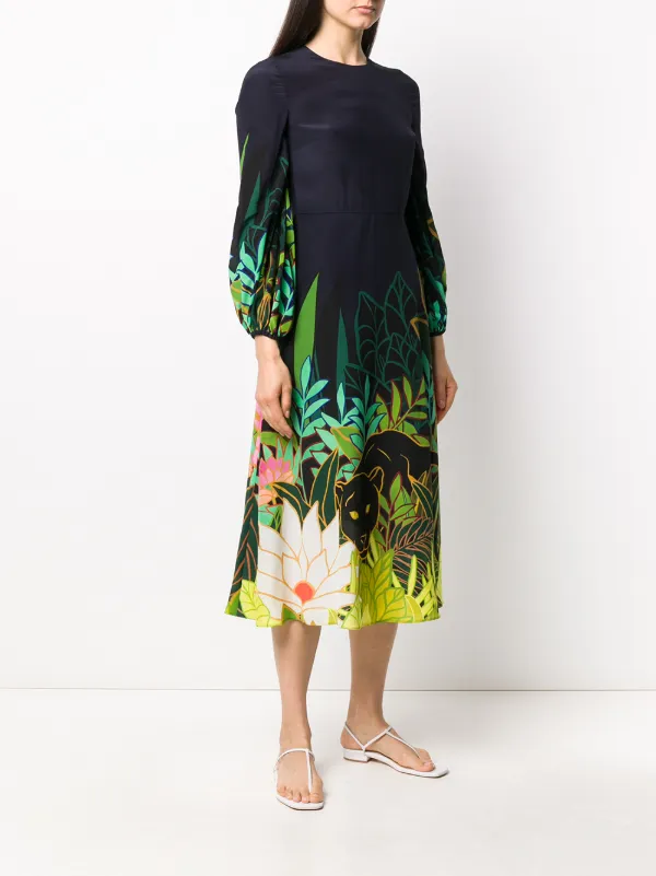 jungle panther midi dress Jungle Panther Midi Dress