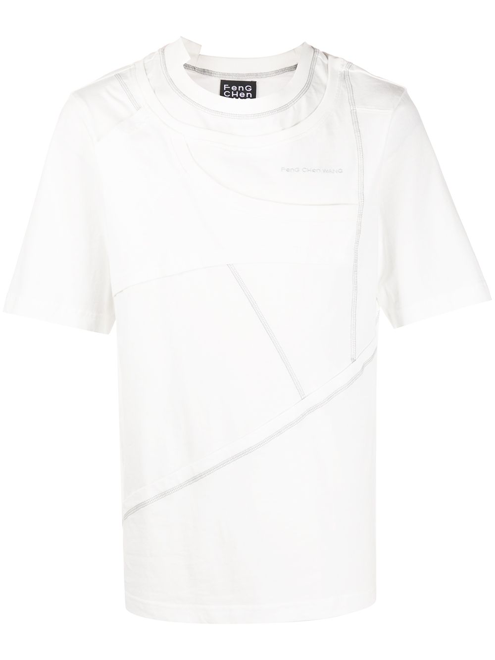 фото Feng cheng wang layered panel t-shirt