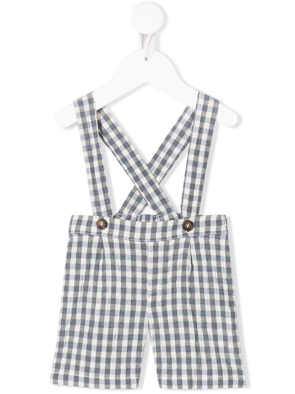 MARIELLA FERRARI GINGHAM PRINT PLAYSUIT 