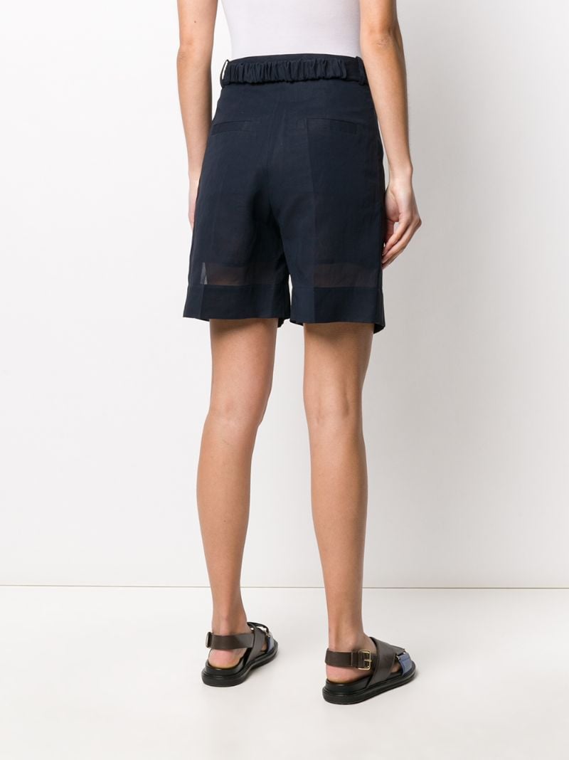 Shop Eudon Choi Knee-length Shorts In Blue