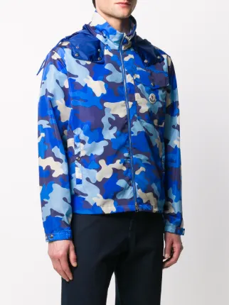 moncler blue camo jacket