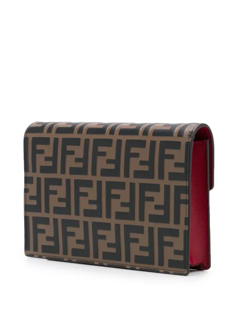fendi red wallet on chain