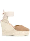 Manebi Hamptons wedge espadrilles - Neutrals
