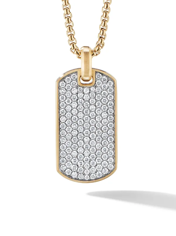 David yurman dog tag pendant hotsell